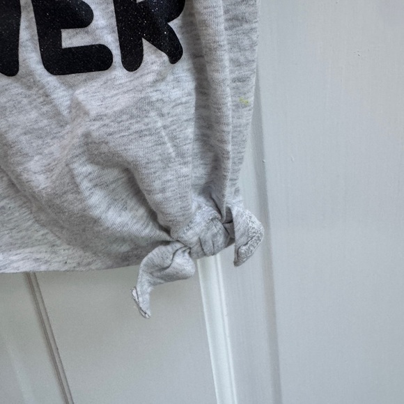 NWOT Garanimals 3T Girls Gray Love is My Superpower Valentine Short Sleeve Tee - Picture 4 of 5